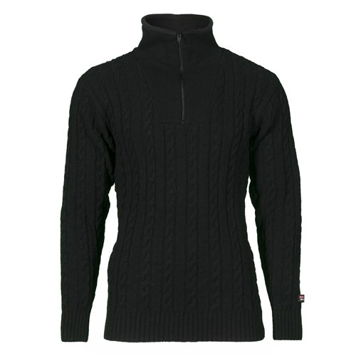 Cable sweater - Black