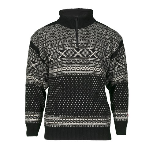 Setesdal sweater - Black/white