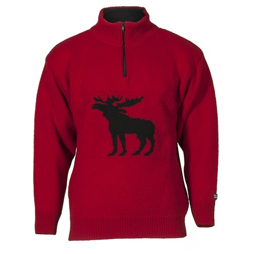 Elk sweater - Red