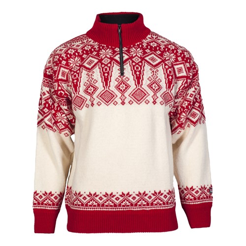 Hallingdal sweater - Red/white